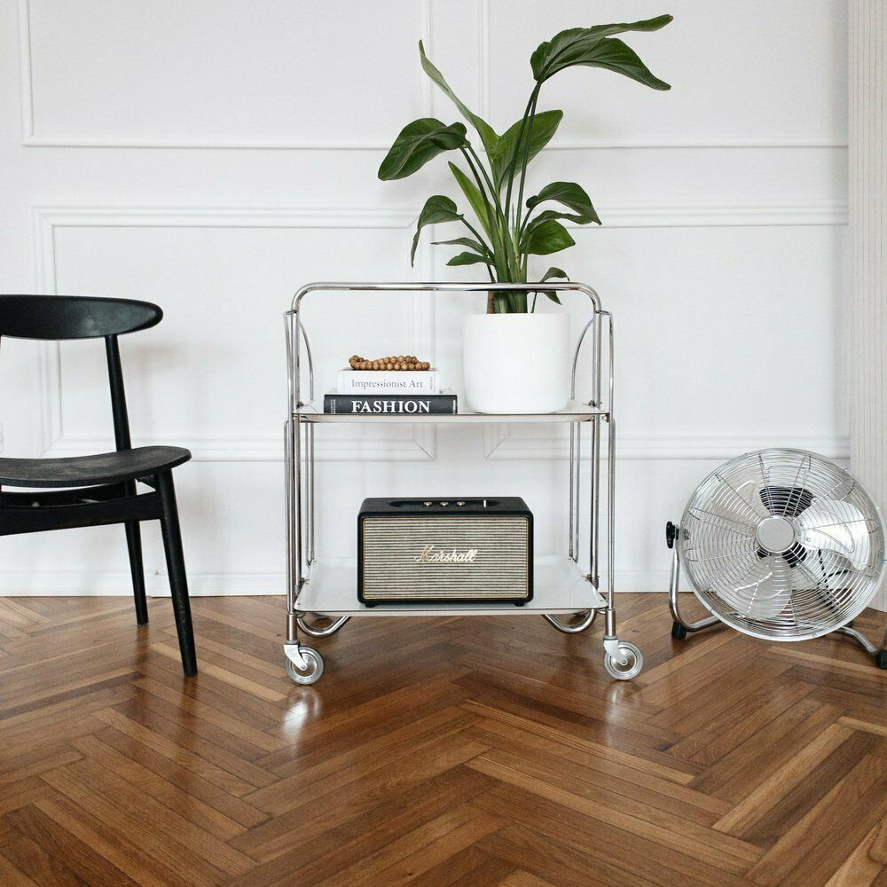 Mid Century Modern German Bar Cart, 1970s photo furniture