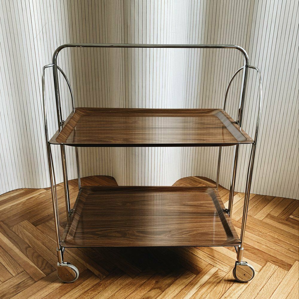 Mid Century Modern German Bar Cart, 1970s