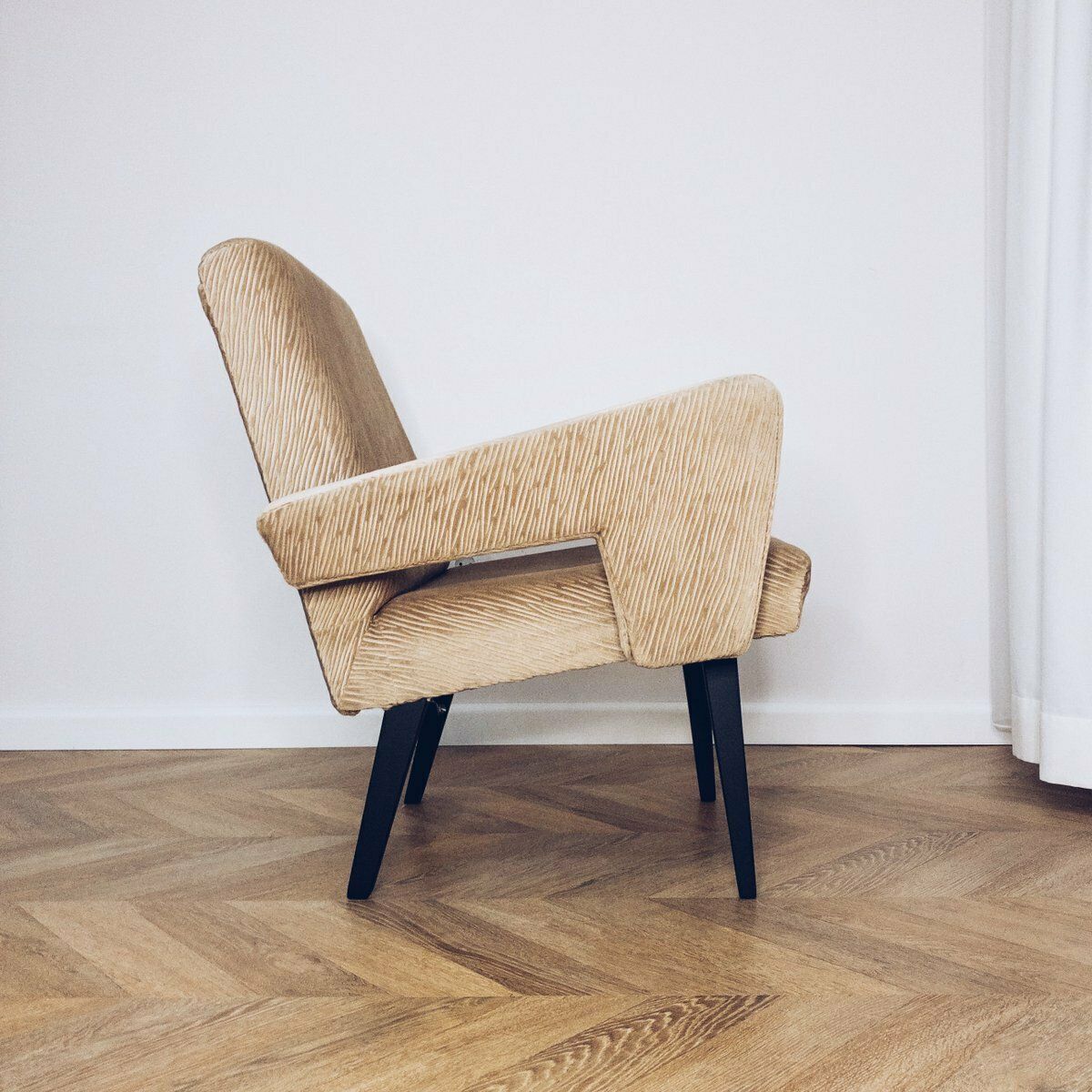 Czechoslovakian Mid Century Modern Armchairs From Jitona, Set Of 2 photo for sale