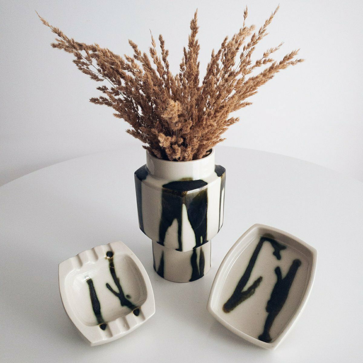 Marion Ceramic Set By Ditmar Urbach, Czechoslovakia, 1981, Set Of 3 photo vintage