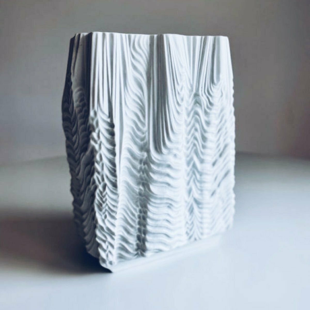 Vintage Wave Vase By Martin Freyer For Rosenthal Studio Line photo for sale