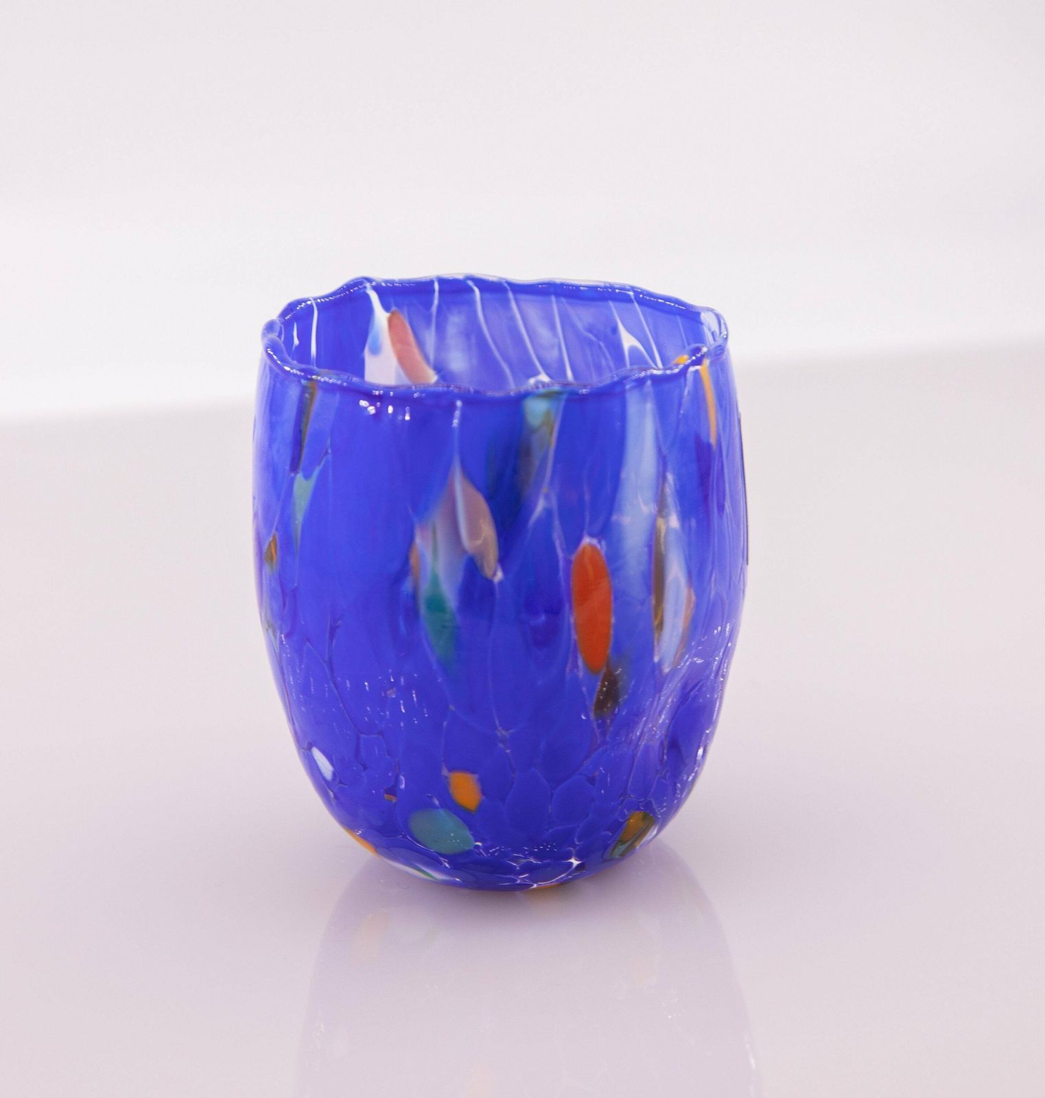 photo for sale Bogotà, Set Of 6 Murano Shot Glasses Color "Multicolor" Handmade, Made In Italy