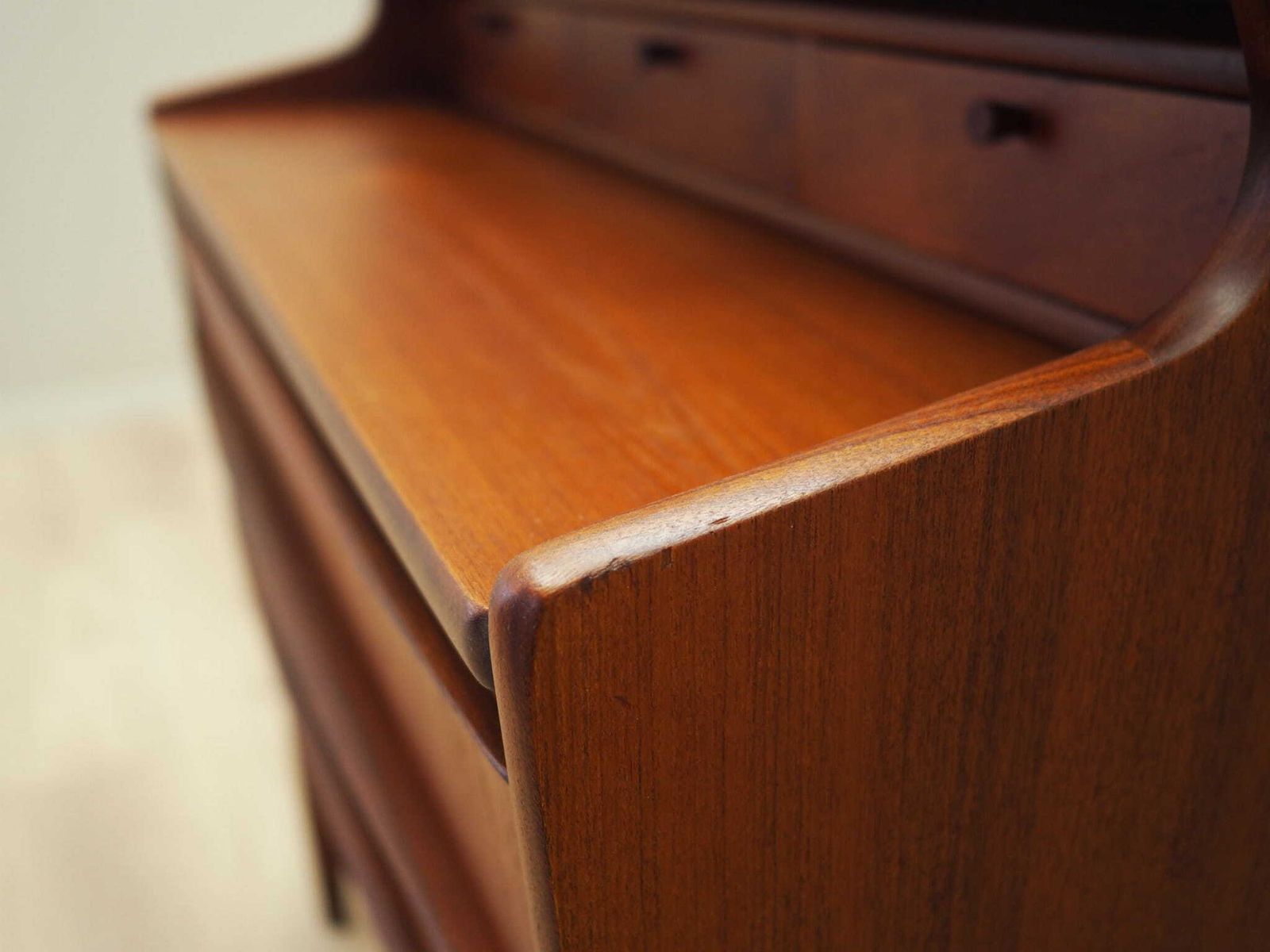 photo vintage Teak Secretary, Danish Design, 1970s, Production: Denmark
