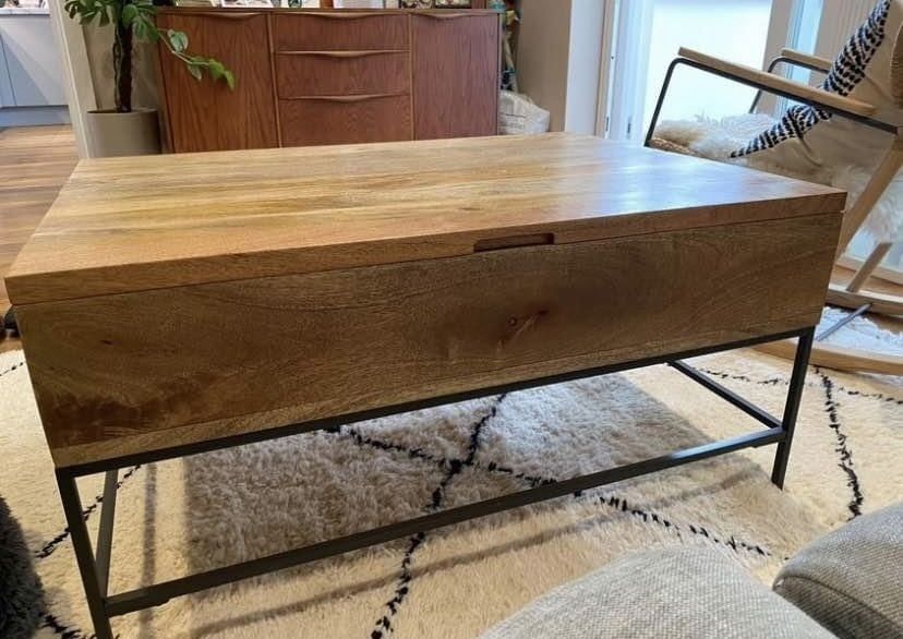 West Elm Industrial Pop Up Coffee Table