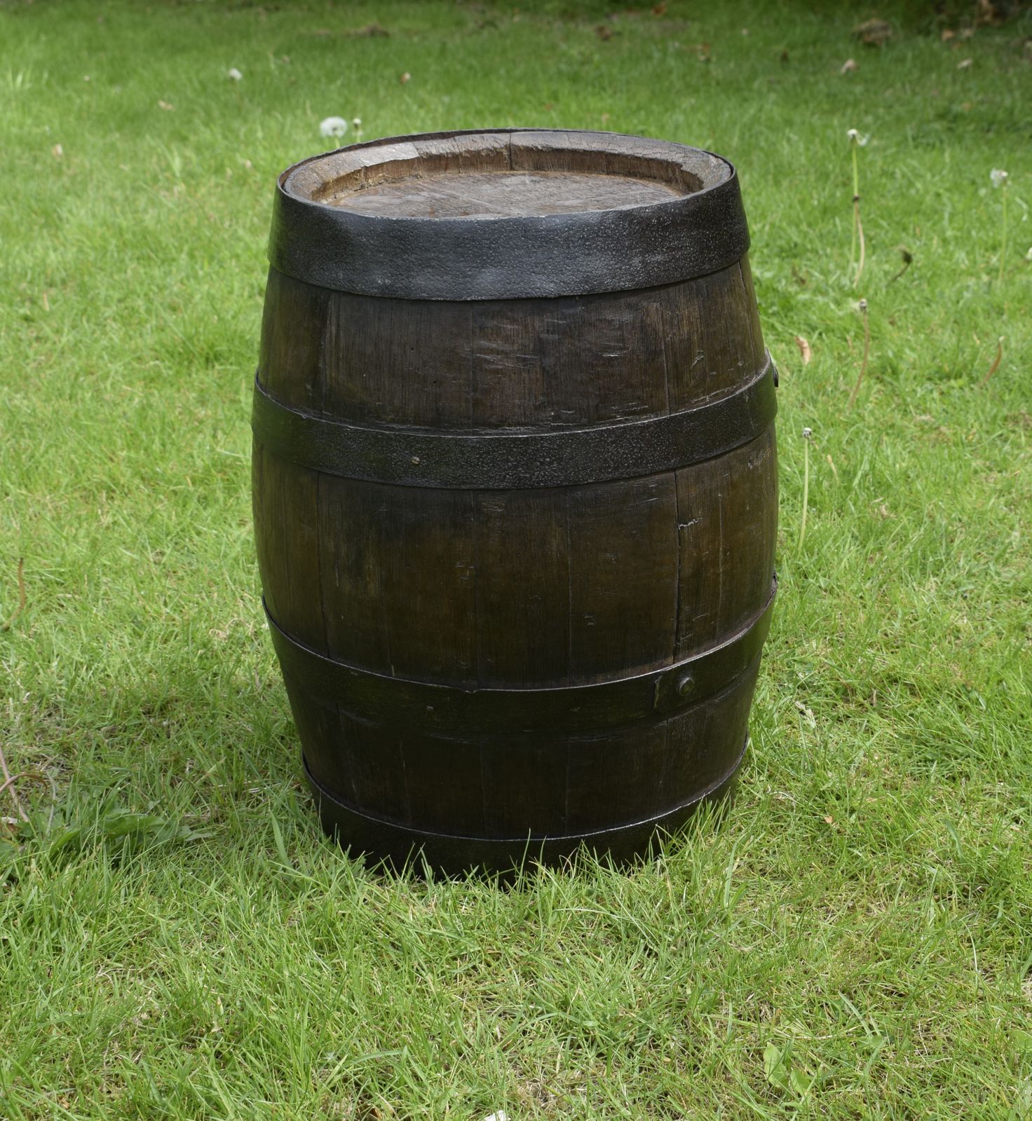 Georgian Oak Rum Barrell, 1800s photo furniture