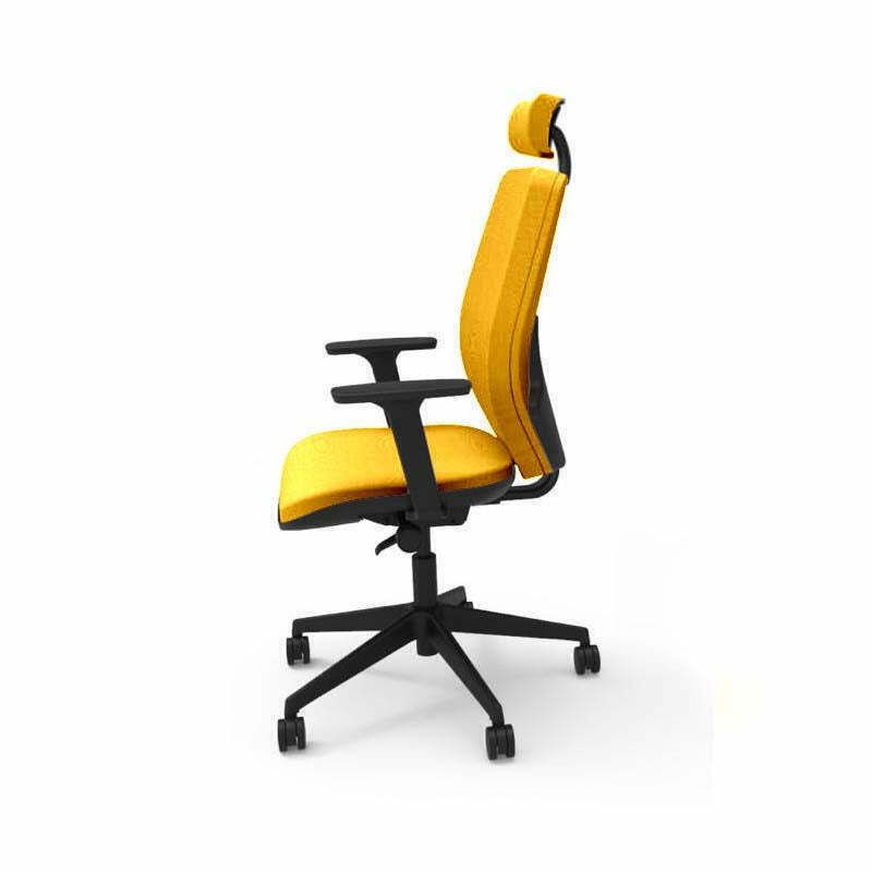 Furniture The Office Crowd: Hide Office Chair With Headrest   Refurbished photo