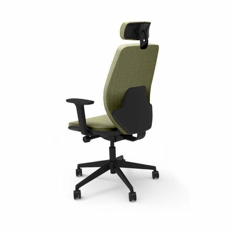 photo buy The Office Crowd: Hide Office Chair With Headrest   Refurbished