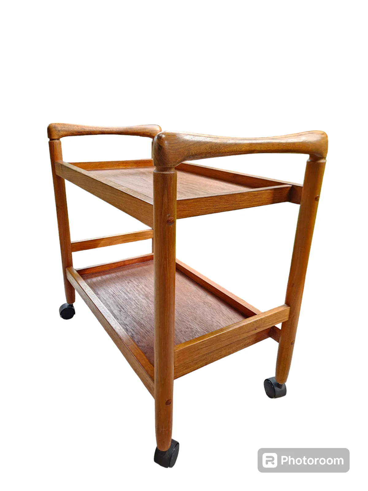 Beautiful Danish Drylund Drinks Trolley   Midcentury 1960's Teak   True Danish Design Mcm Mid Century photo Furniture