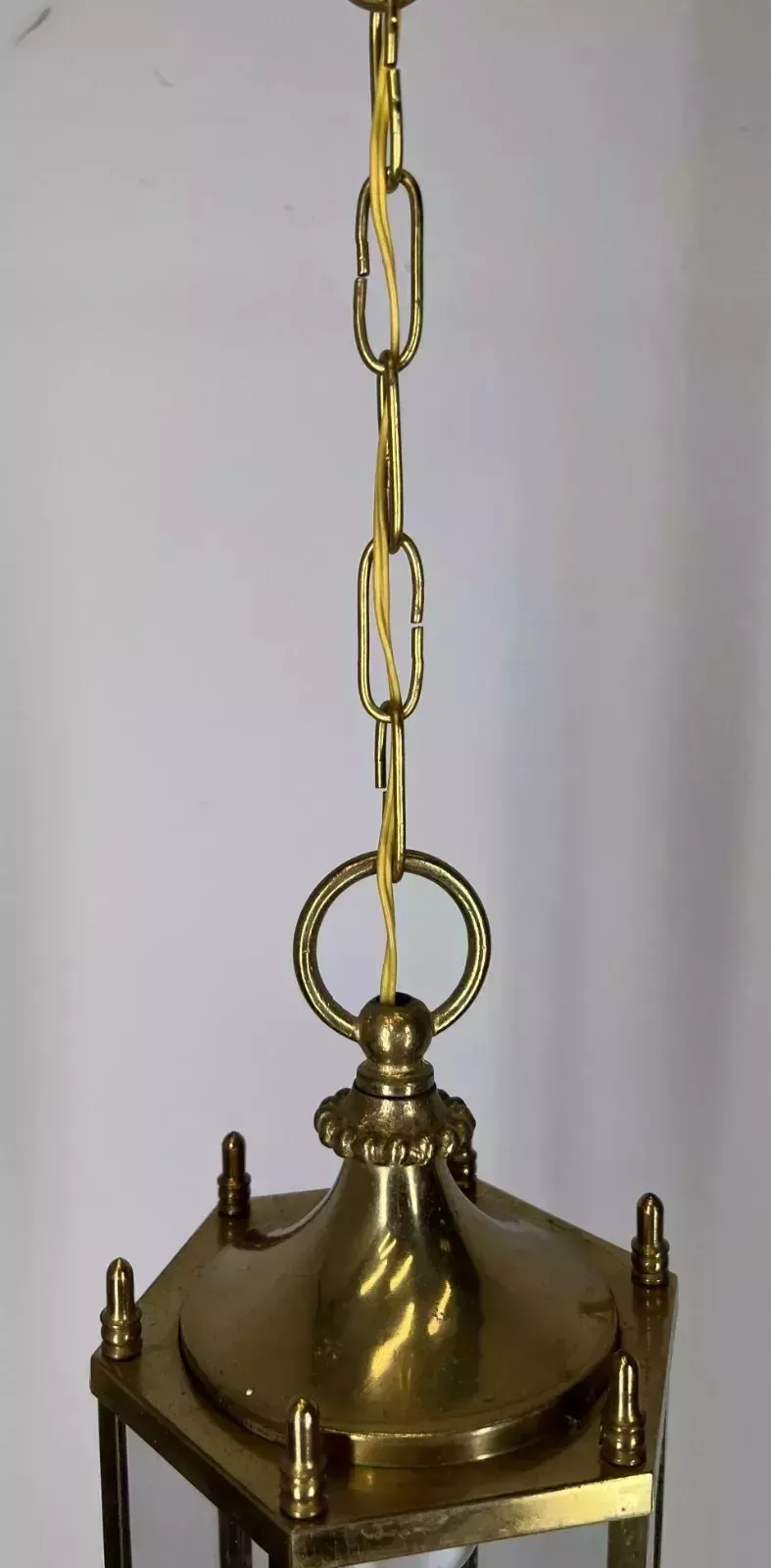 Stunning Ceiling Lamp Made Of Brass Pendant Chandelier photo Lighting