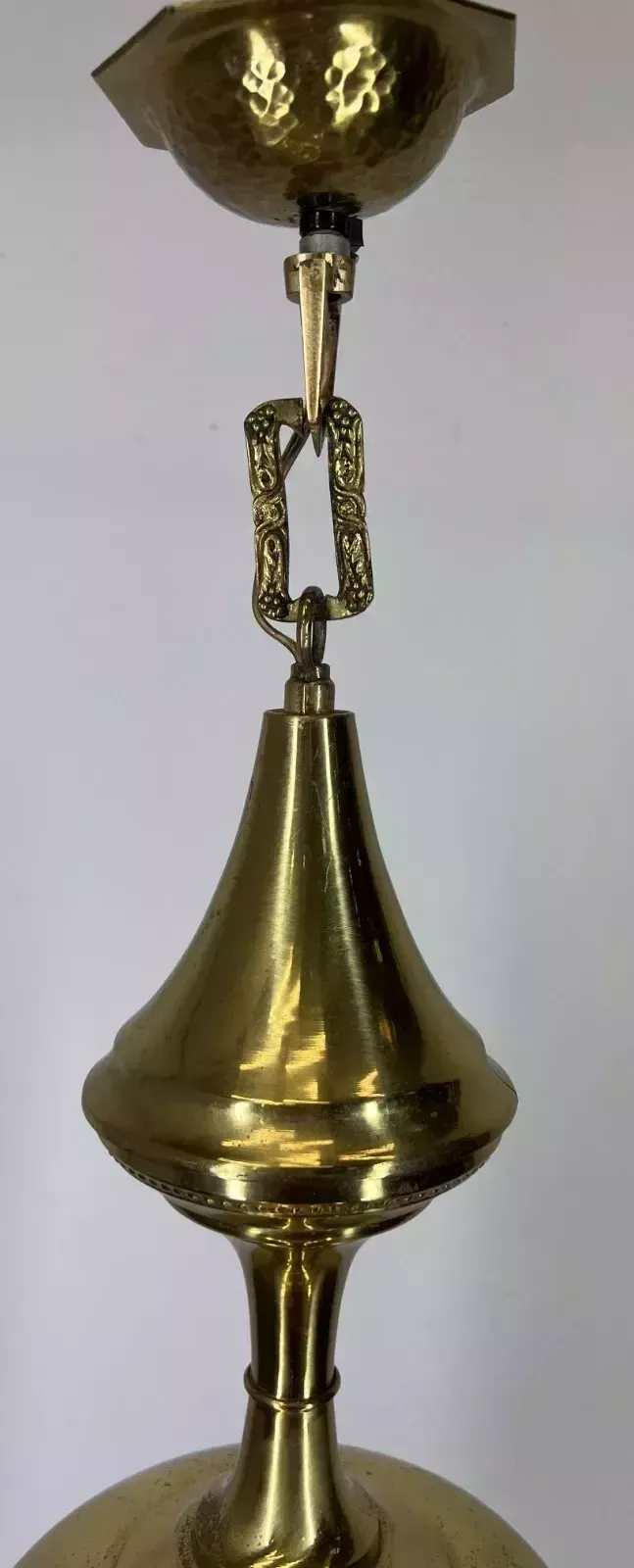 Stunning Ceiling Lamp Made Of Brass Pendant Chandelier photo furniture