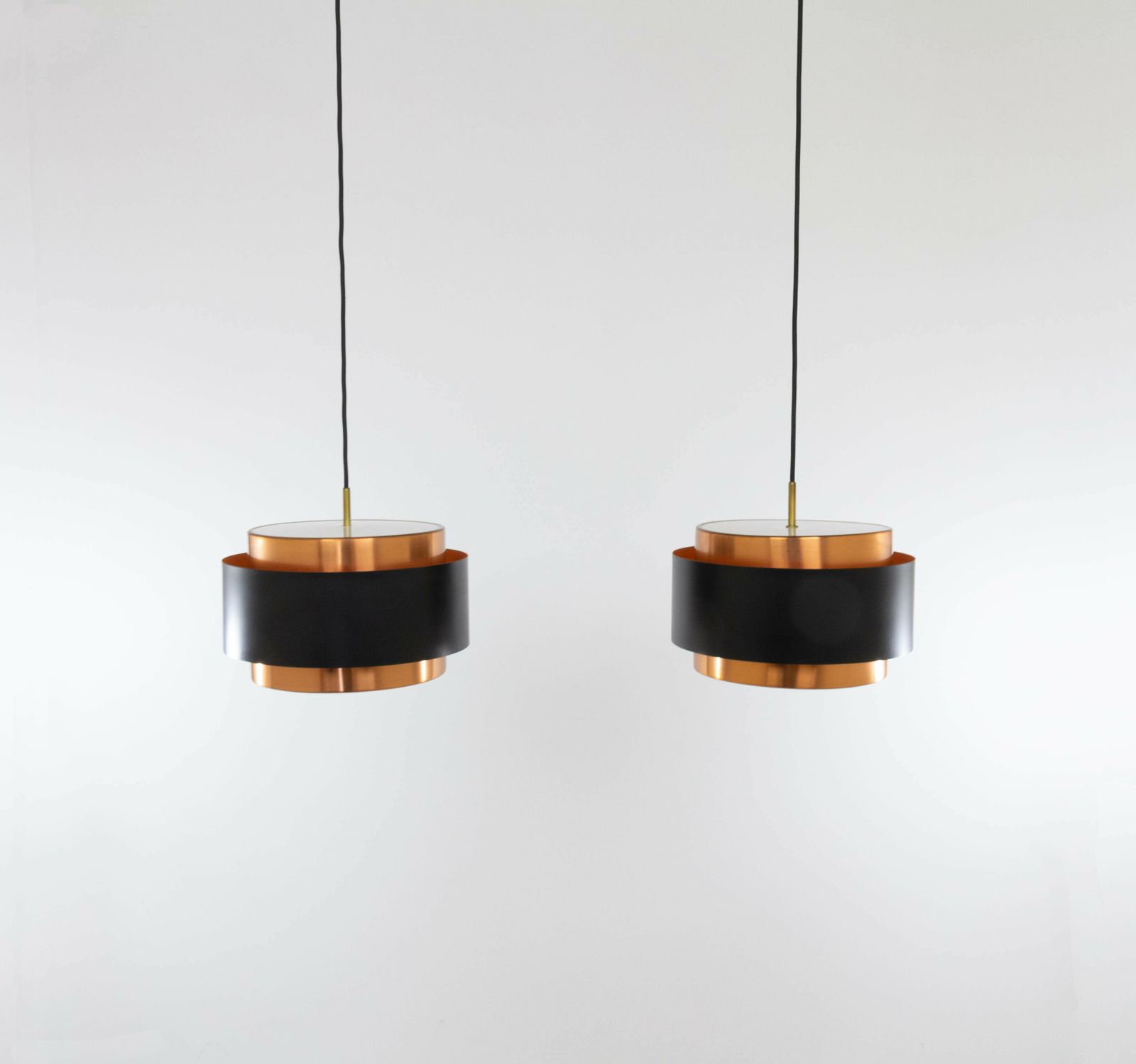 Pair Of Saturn Pendants By Jo Hammerborg For Fog & Mørup, 1960s photo furniture
