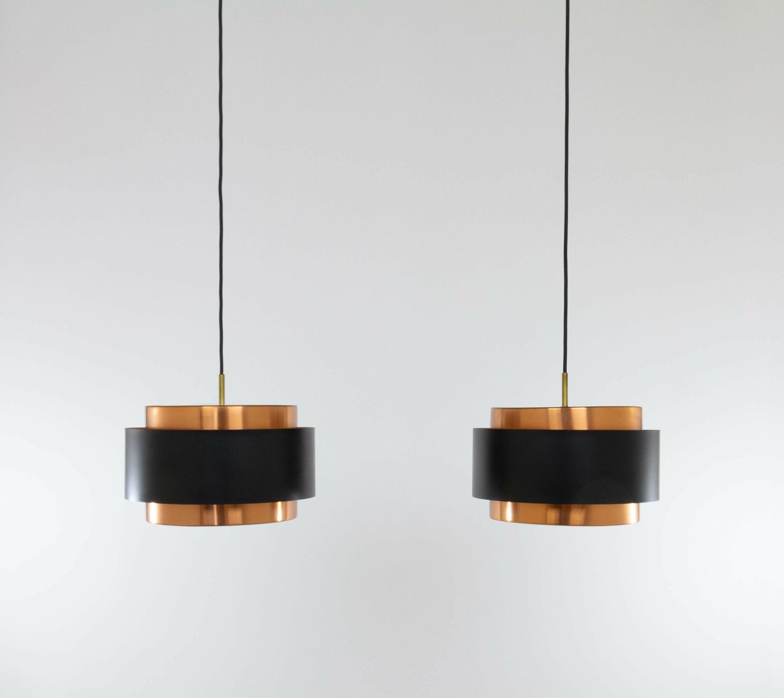Pair Of Saturn Pendants By Jo Hammerborg For Fog & Mørup, 1960s photo buy