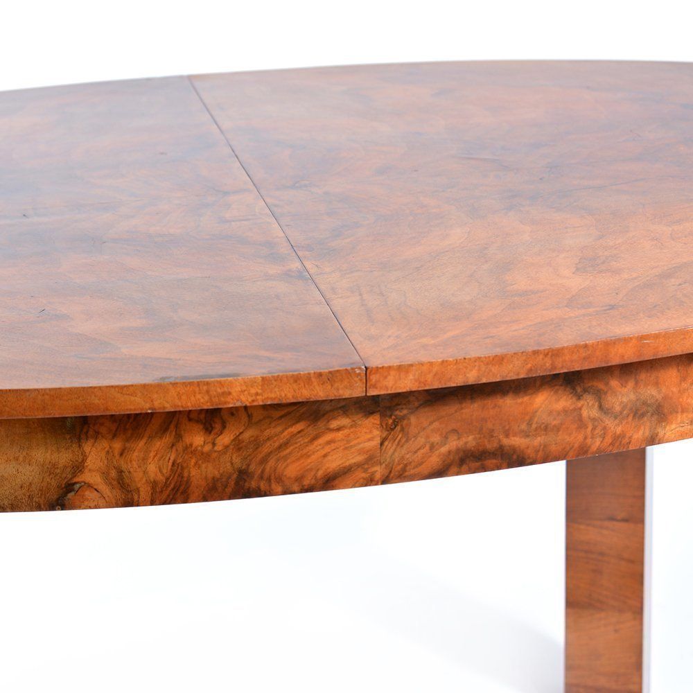 Grote uitschuifbare art deco eettafel, jaren 1920 photo for sale