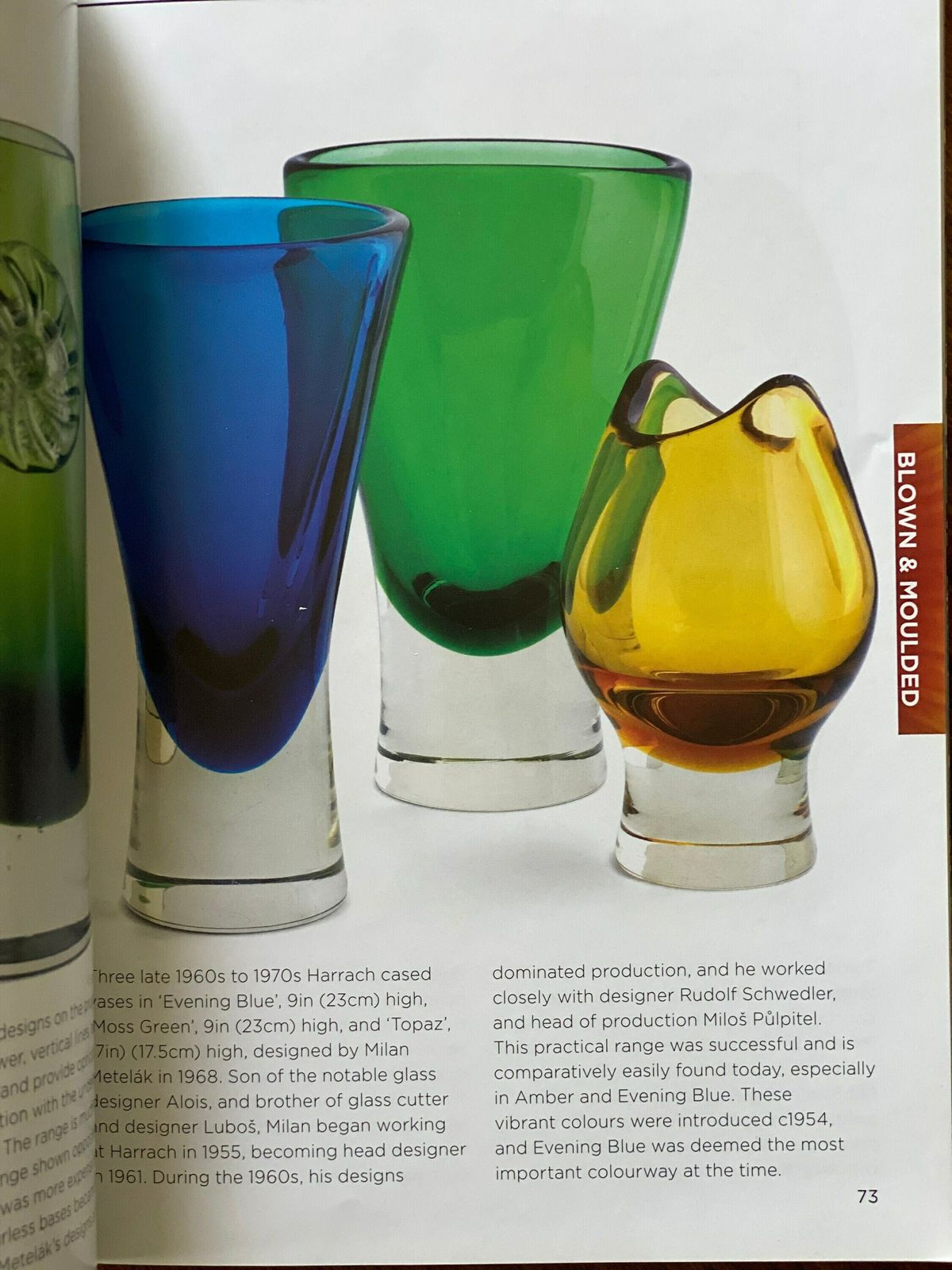 Midcentury Modern Czech Glass Designed By Milan Metelák For Harrachov photo buy