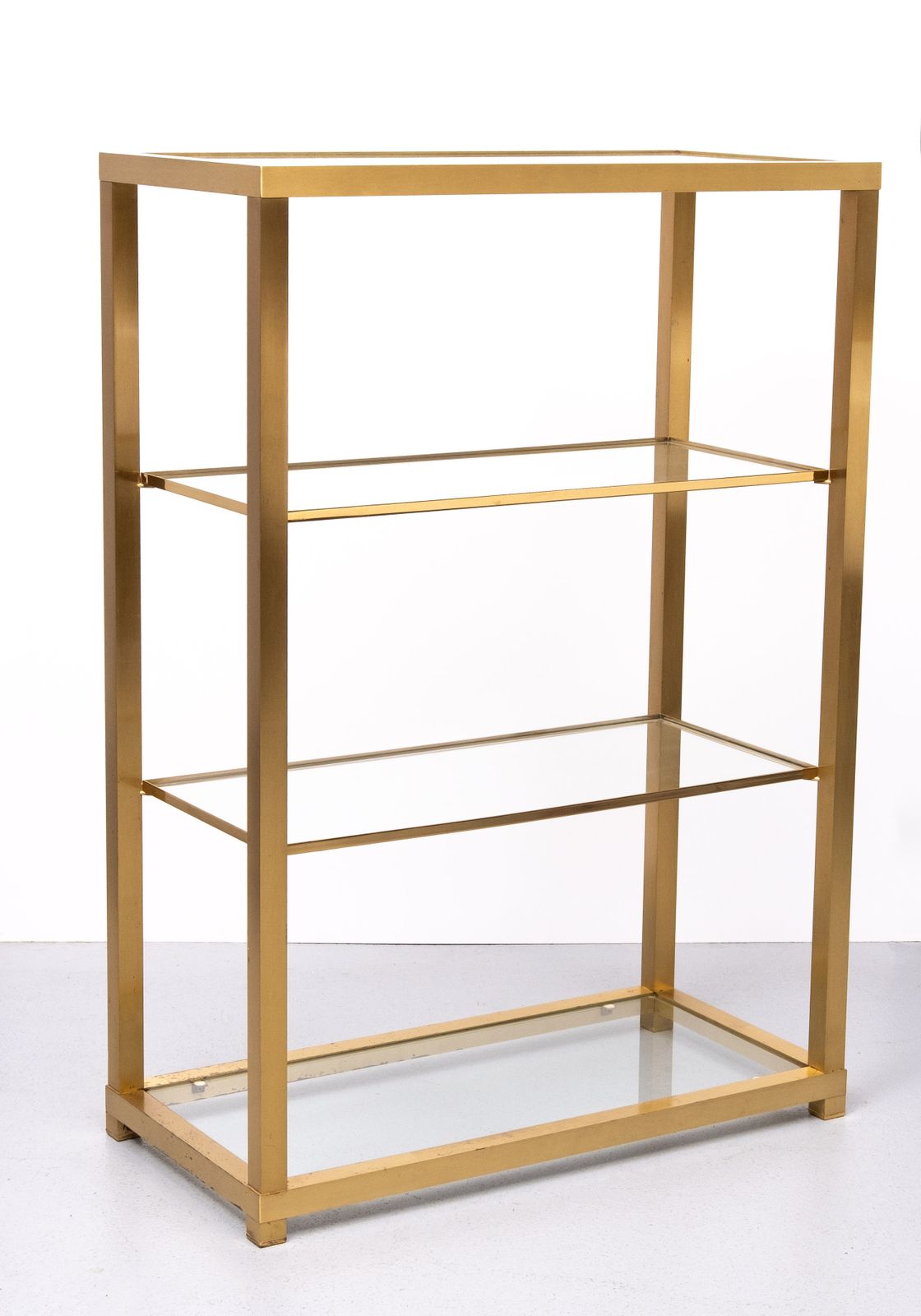 Brass And Glass Cabinet. Italy 1970s photo for sale