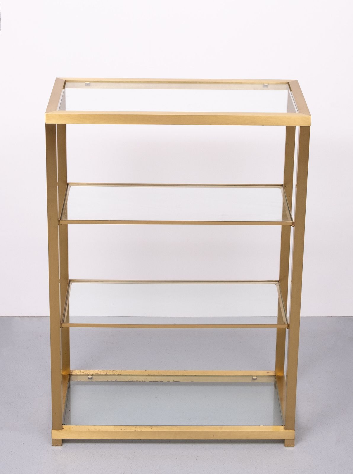 Brass And Glass Cabinet. Italy 1970s photo 1398.0