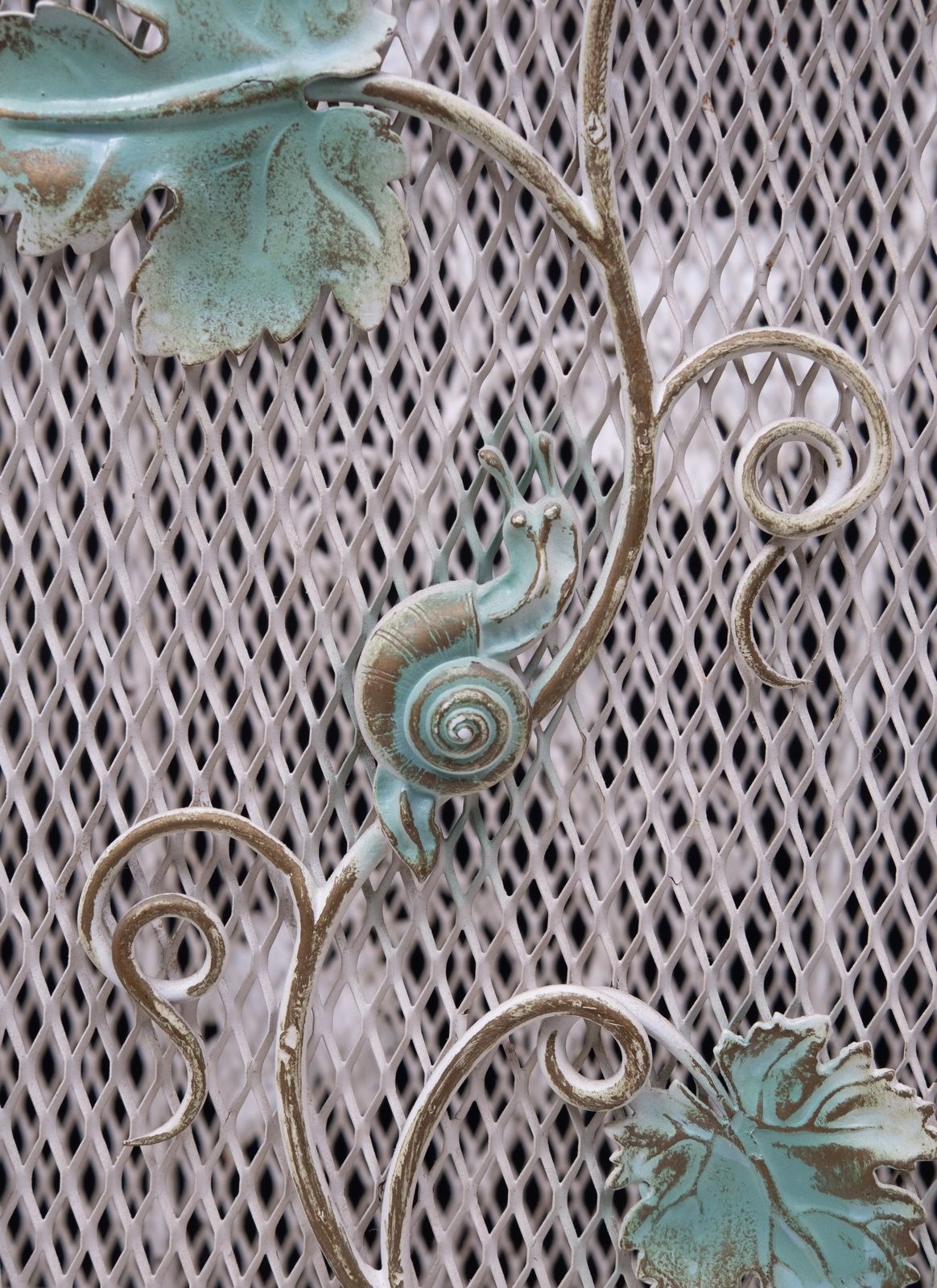 Wrought Iron Snail Umbrella Stand 1950s France photo Home Decor