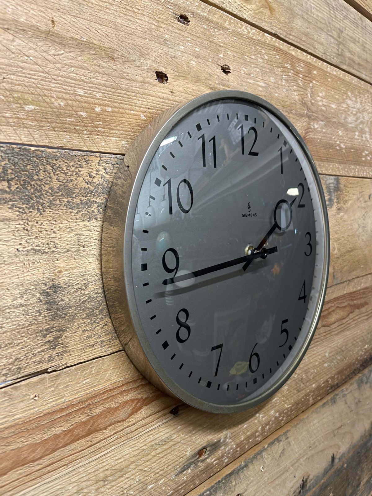 1960's German Industrial Factory / Office Clocks By Peter Behrens For Siemens photo Home Decor