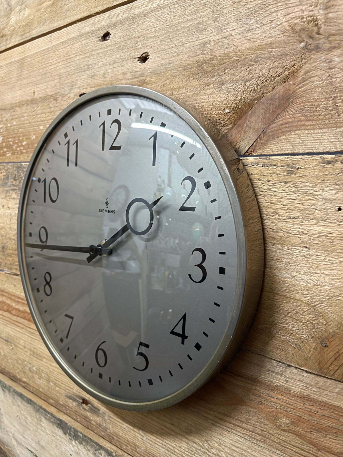 1960's German Industrial Factory / Office Clocks By Peter Behrens For Siemens photo vinterior