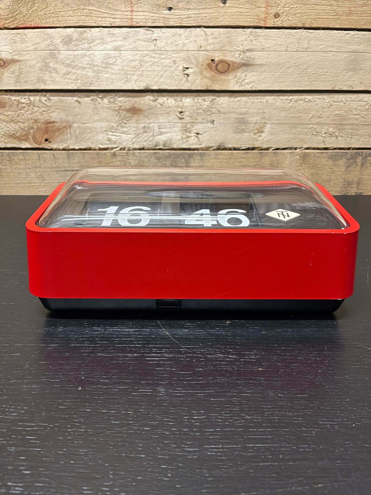 1960's Tn Tele Norma West German Station Flip Clock photo vintage