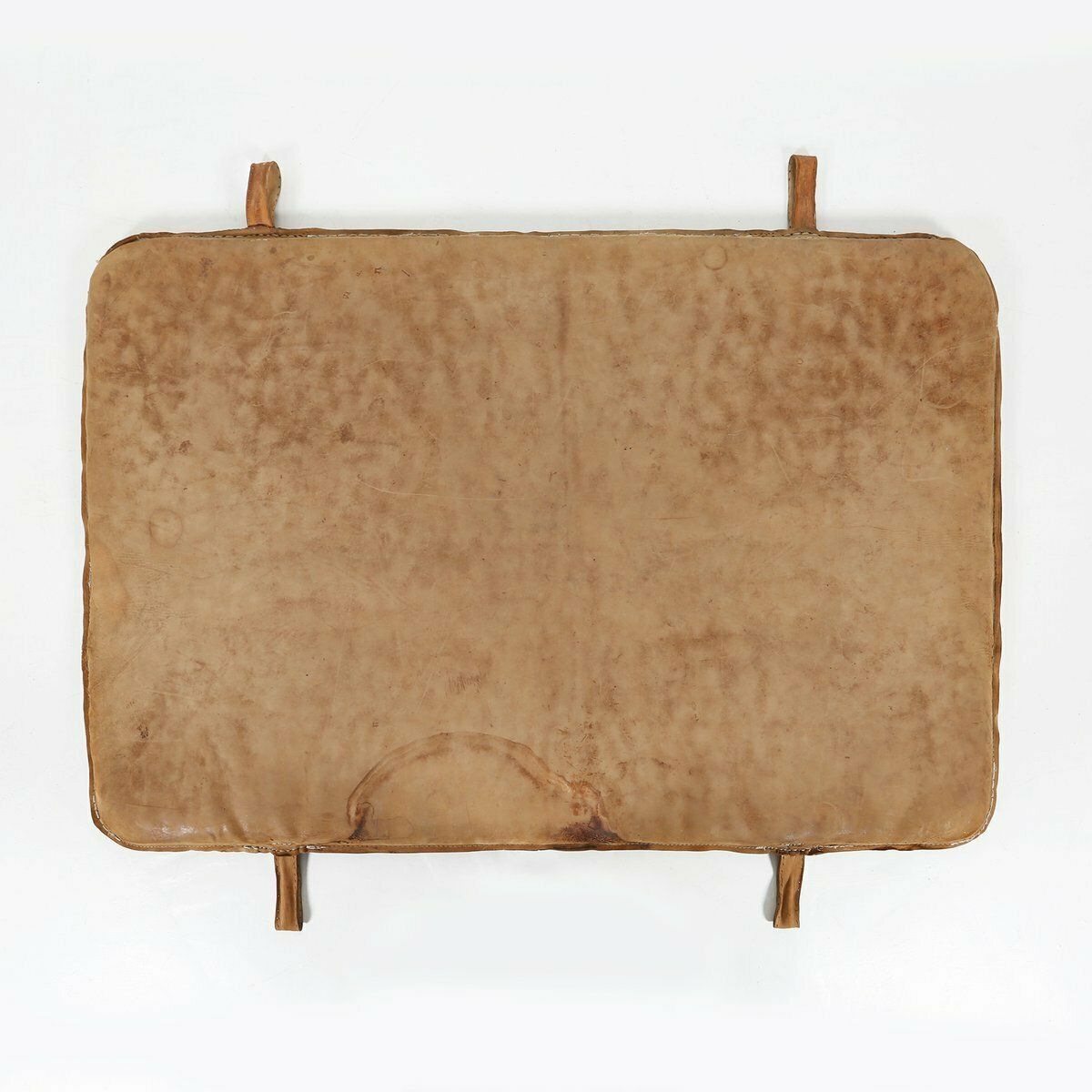 Gym Mat In Brown Cow Leather, Belgium, 1930s