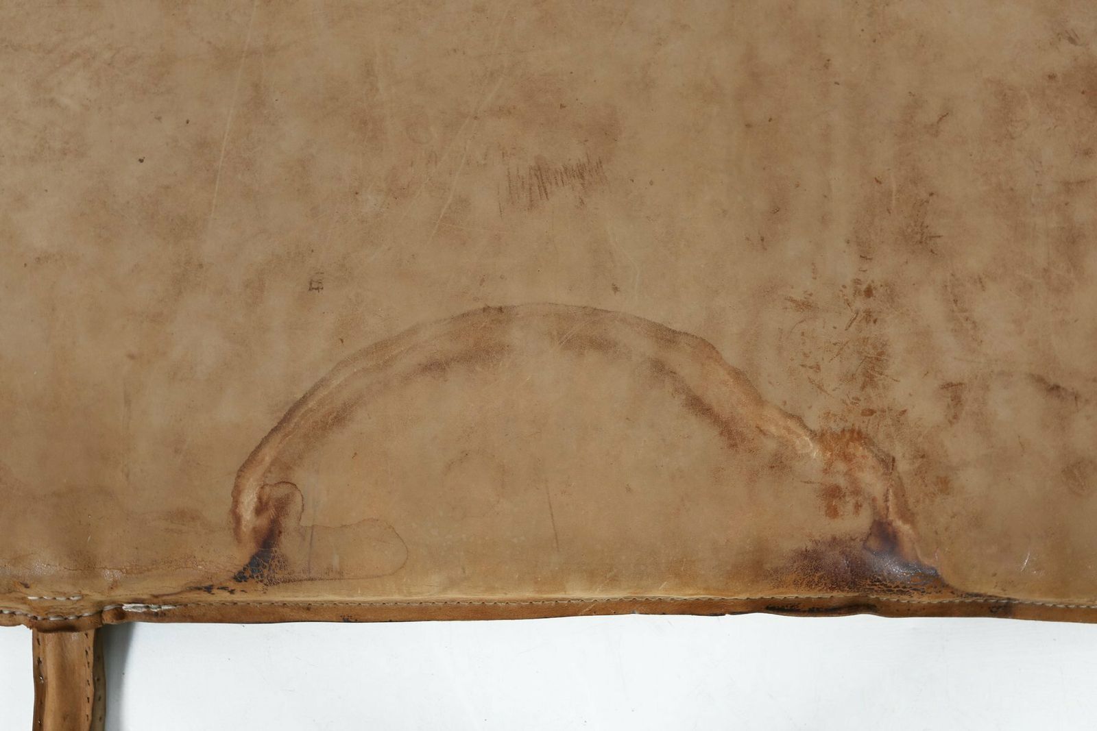 photo for sale Gym Mat In Brown Cow Leather, Belgium, 1930s