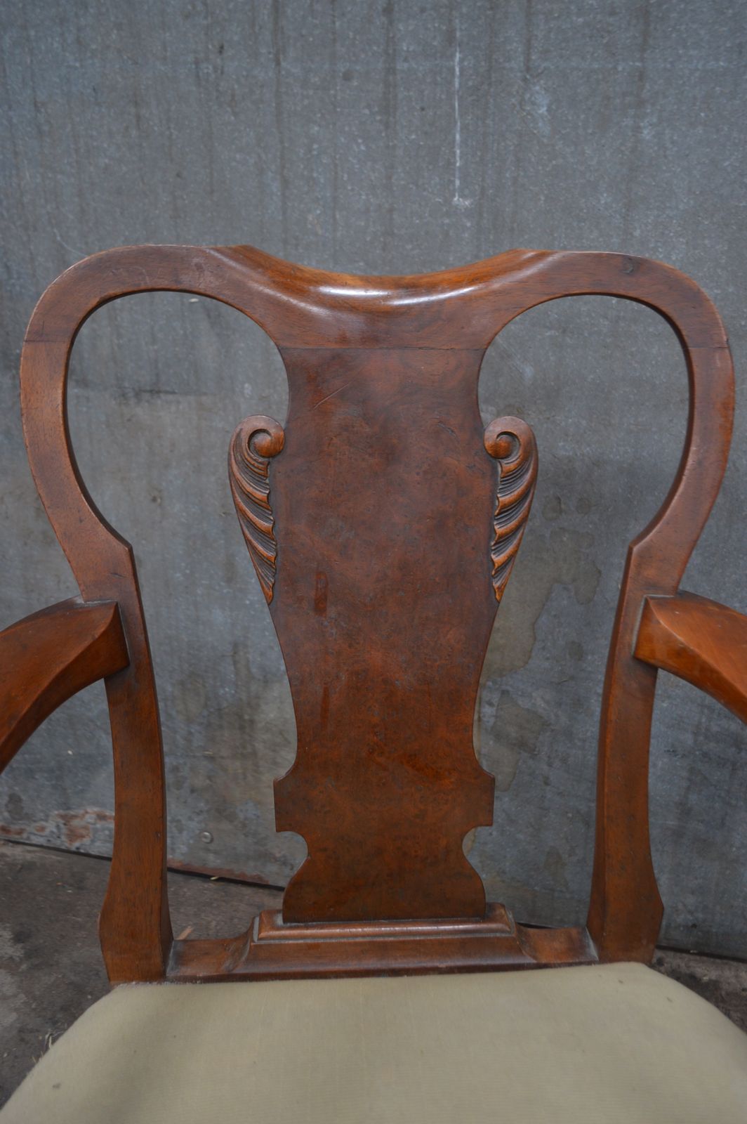 Pr Of Burr Walnut Nursery Chairs photo for sale