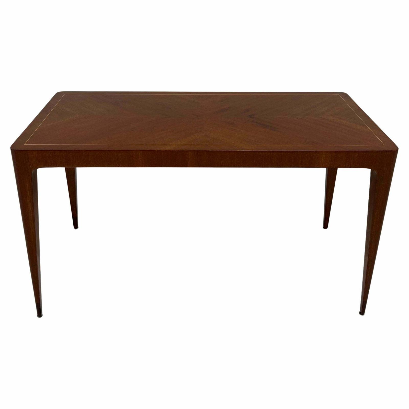 Italian Art Deco Teak And Maple Coffee Table By Paolo Buffa , 1950s