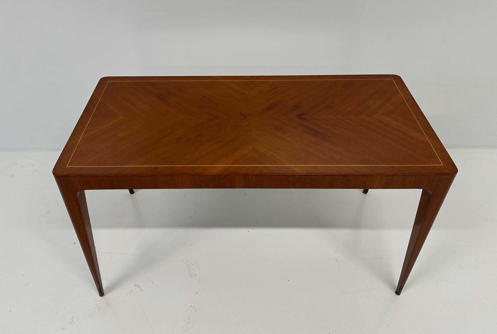 Italian Art Deco Teak And Maple Coffee Table By Paolo Buffa , 1950s photo Furniture