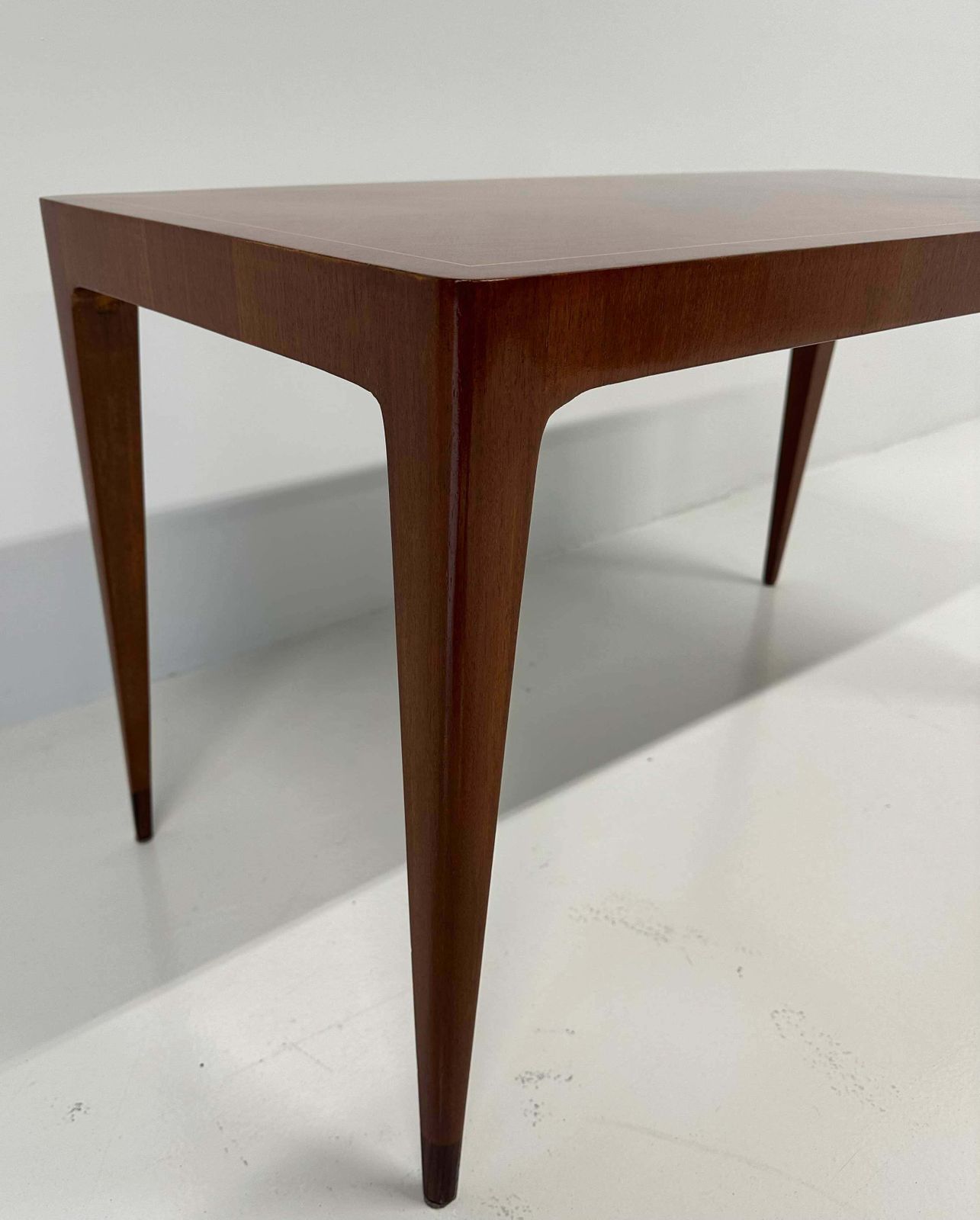 Italian Art Deco Teak And Maple Coffee Table By Paolo Buffa , 1950s photo vinterior