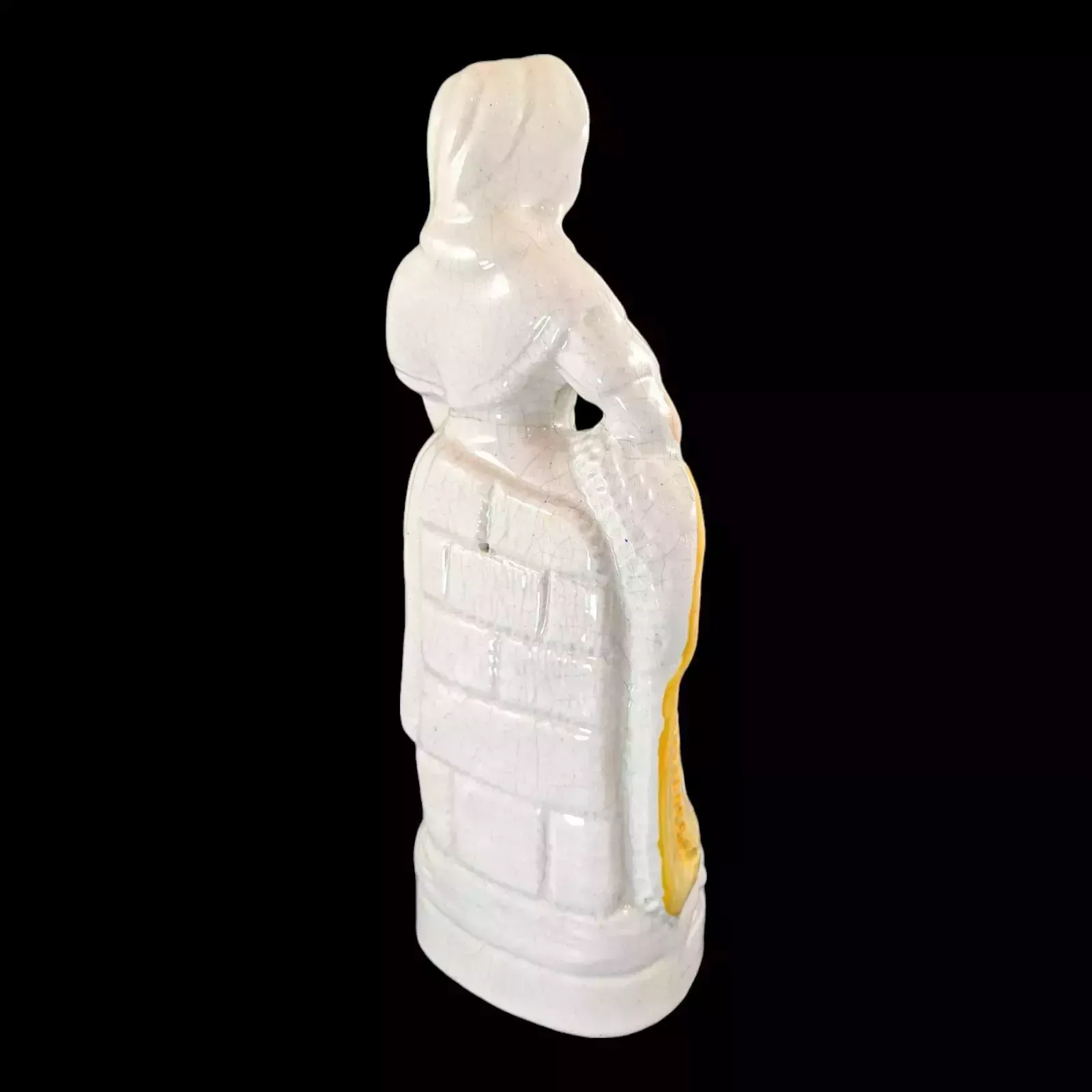 Antique Staffordshire Figurine Of Fishmonger, C.1860 photo 150.0