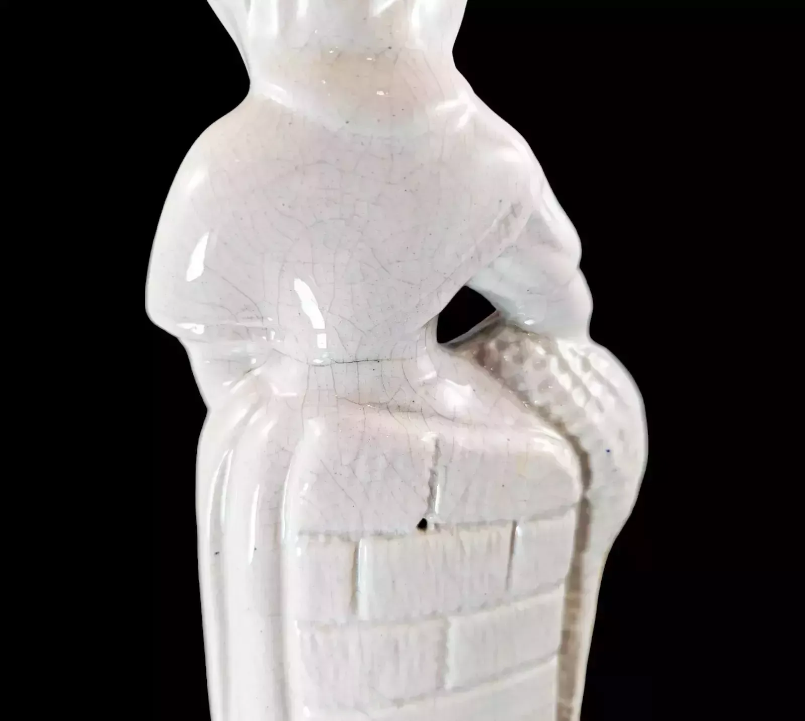 photo for sale Antique Staffordshire Figurine Of Fishmonger, C.1860