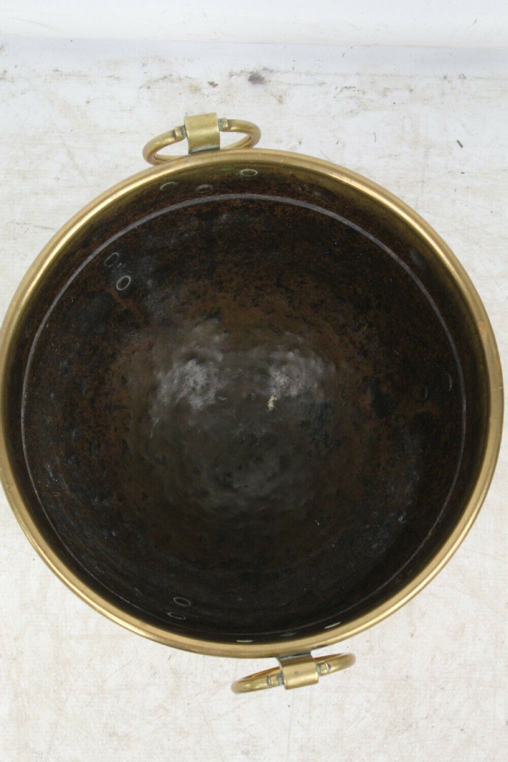 photo vinterior Victorian Arts & Crafts Brass Jardinière By Henry Loveridge