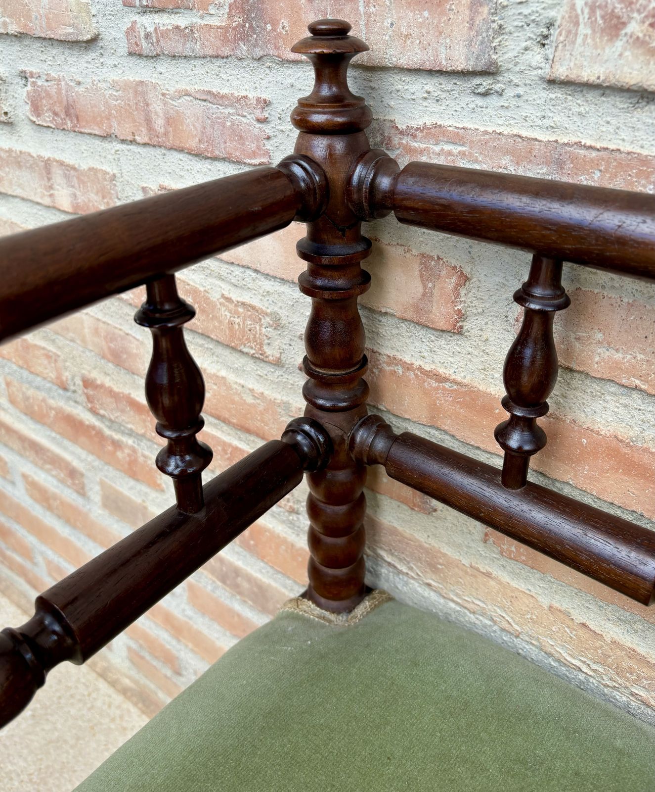 Mid Century French Corner Chairs, 1940s, Set Of 2 photo buy