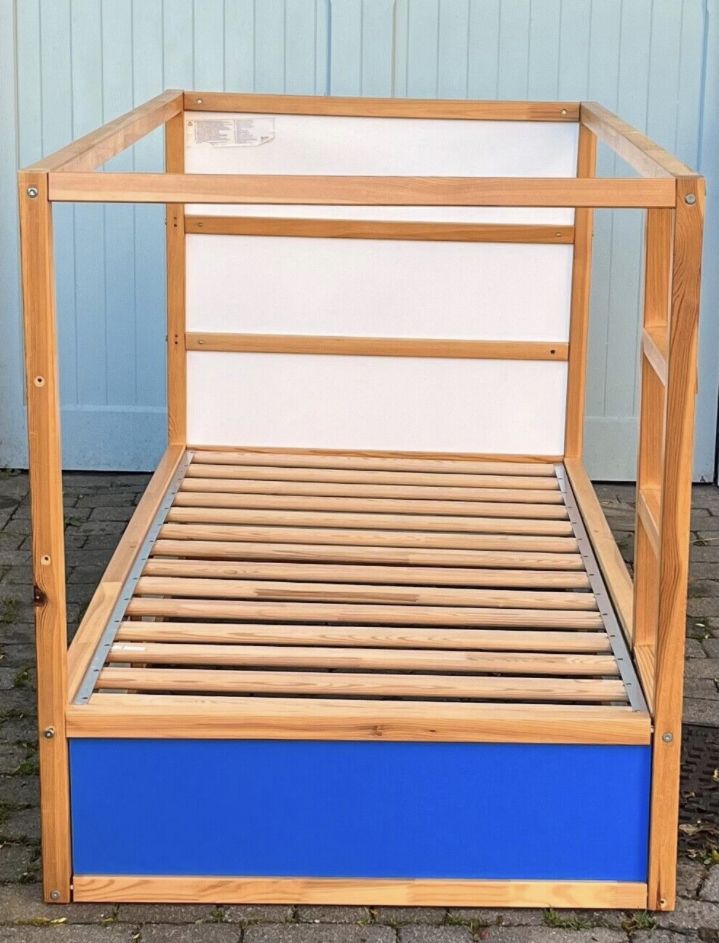 Ikea Kura Child's Bed With Original Fonnes Mattress photo vintage