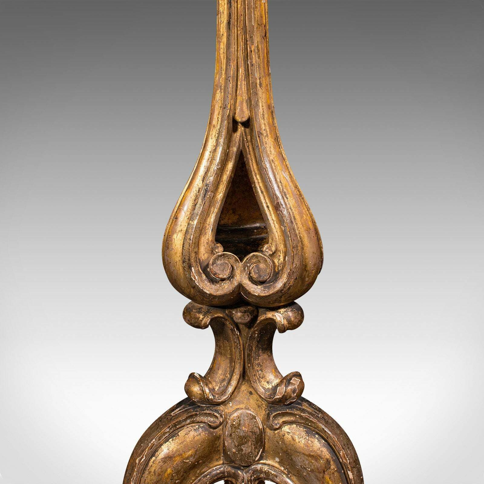 photo furniture Antique Pole Screen, English, Giltwood, Glass, Fireside Reflector, Regency, 1820
