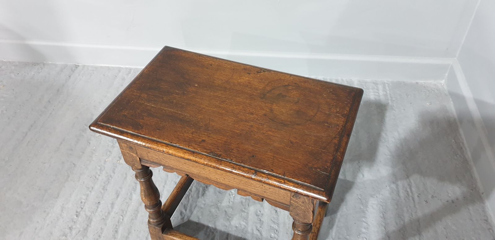 Very Good Oak Joint Stool, 1920s photo furniture