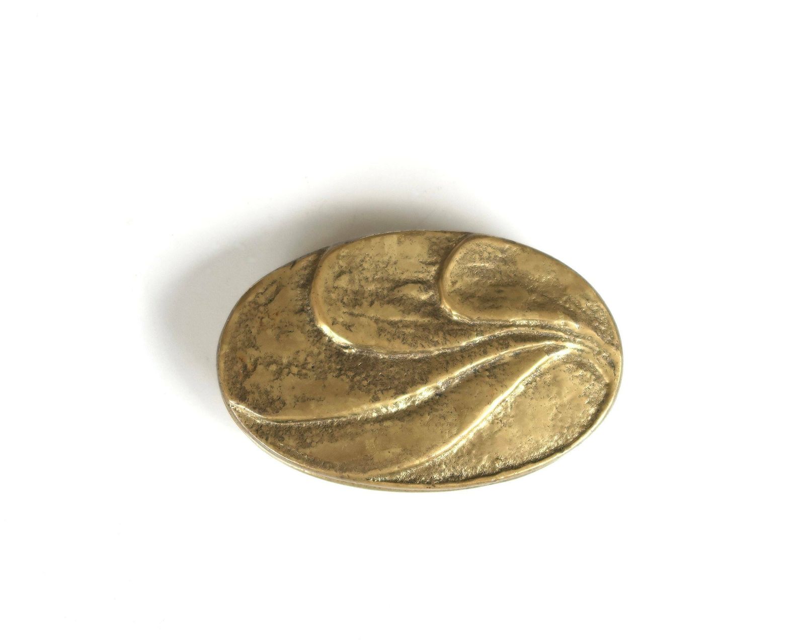 Ovale Brass Jewelry Box, 1970s / Vintage, Boho Chic, Bohemian, Wedding Rings Box photo furniture