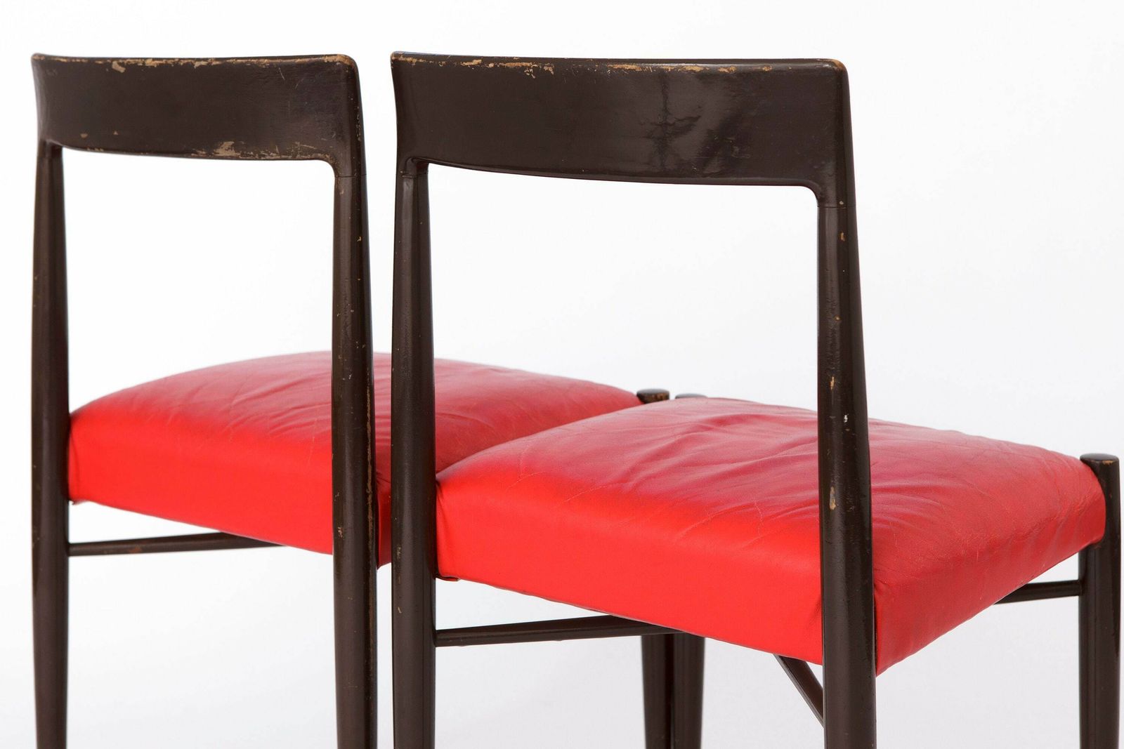 2 Vintage Chairs 1960s Wooden Germany photo vinterior