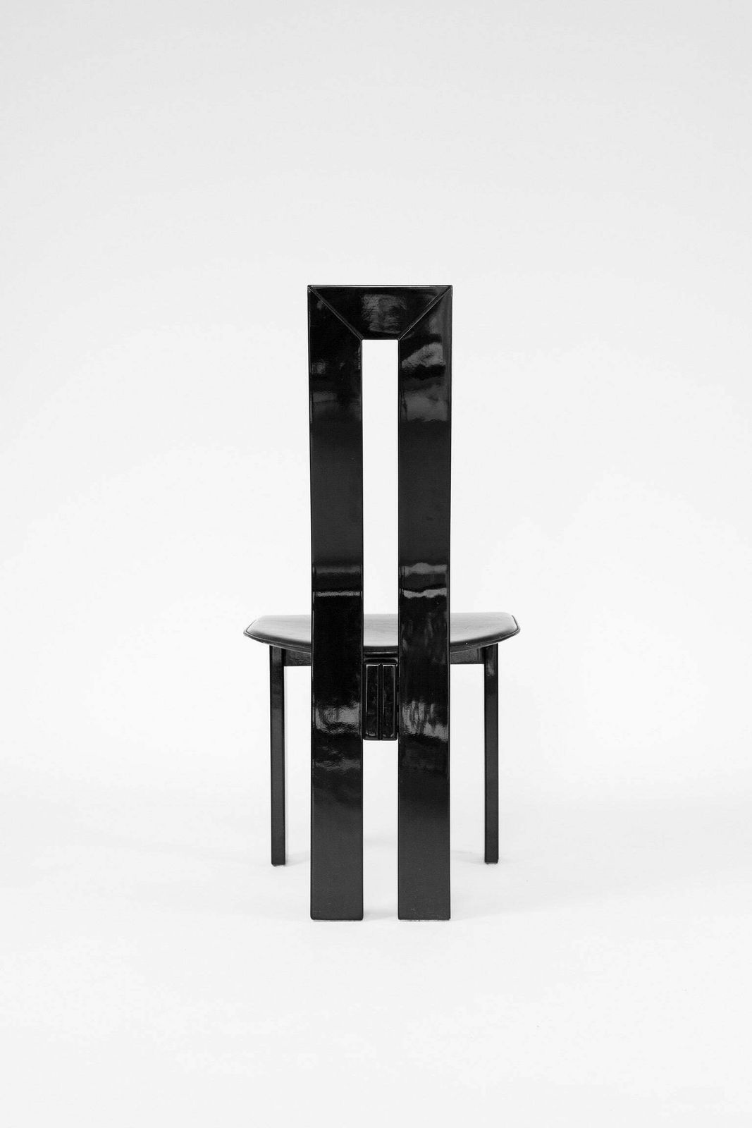 Set Of 4 Postmodernist Chairs By Pietro Constantini 1980's Italy photo for sale