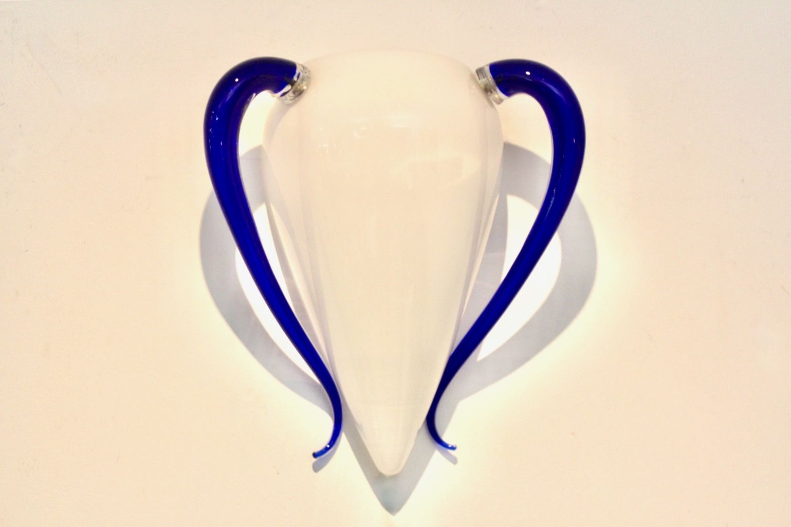 ‘Venexiana’ Hand Blown Murano Glass Wall Sconce By Barovier & Toso, Stock Of 3 photo vintage
