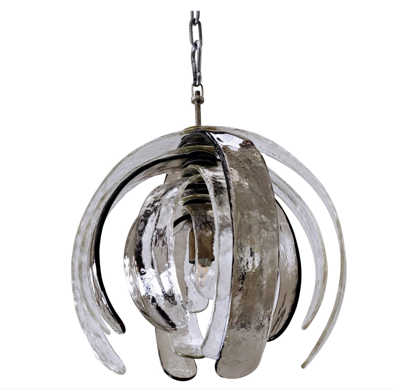Murano Glass Suspension Model “Artichoke” By Carlo Nason For Mazzega