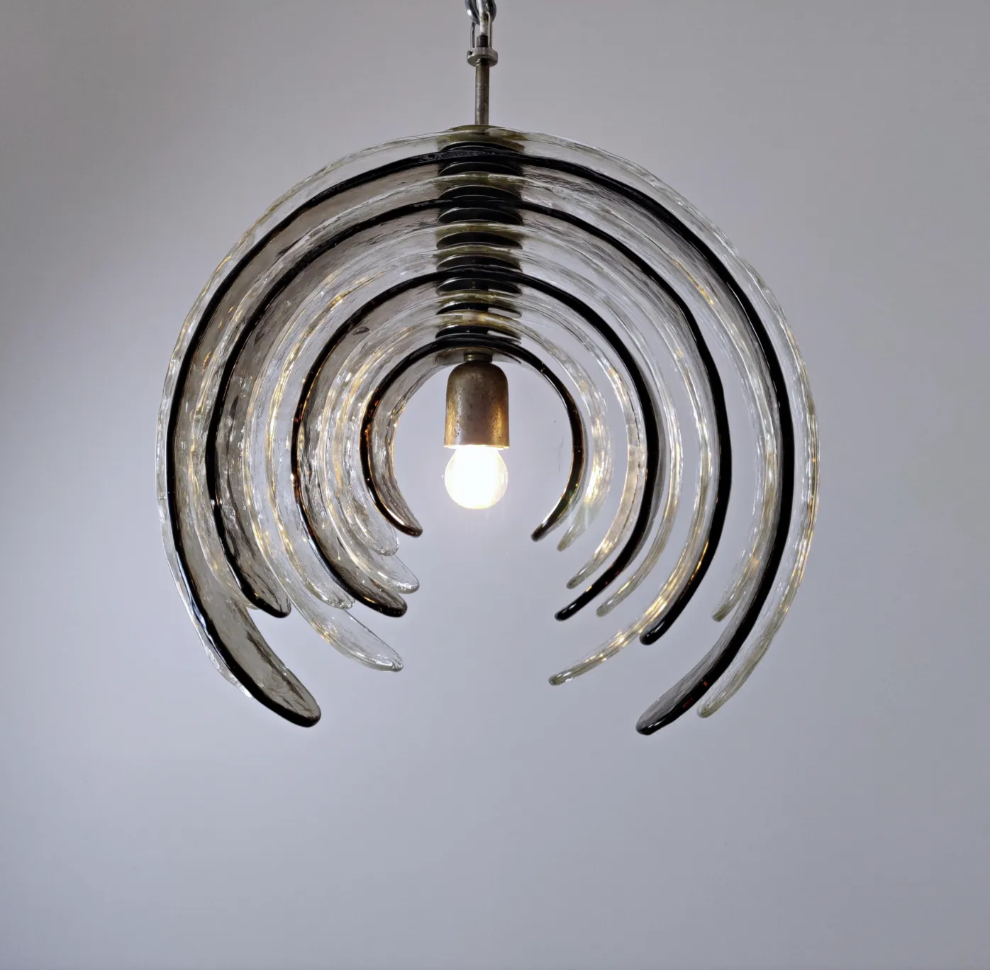 Murano Glass Suspension Model “Artichoke” By Carlo Nason For Mazzega photo vintage