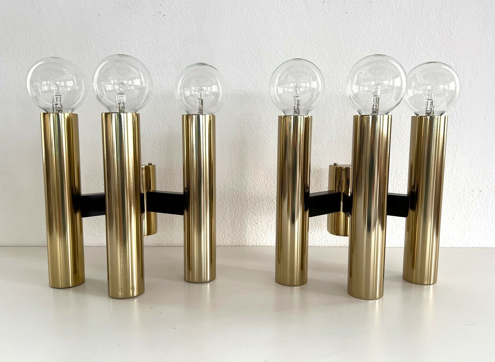 Jo Hammerborg For Fog & Mørup Large Size Wall Sconces, 1960