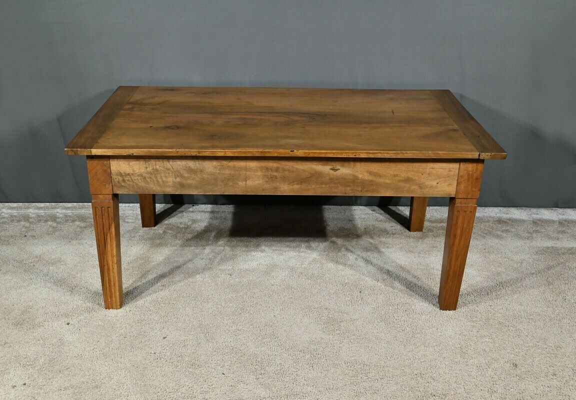 Walnut Coffee Table, Louis XVI – 19th Century Style photo furniture
