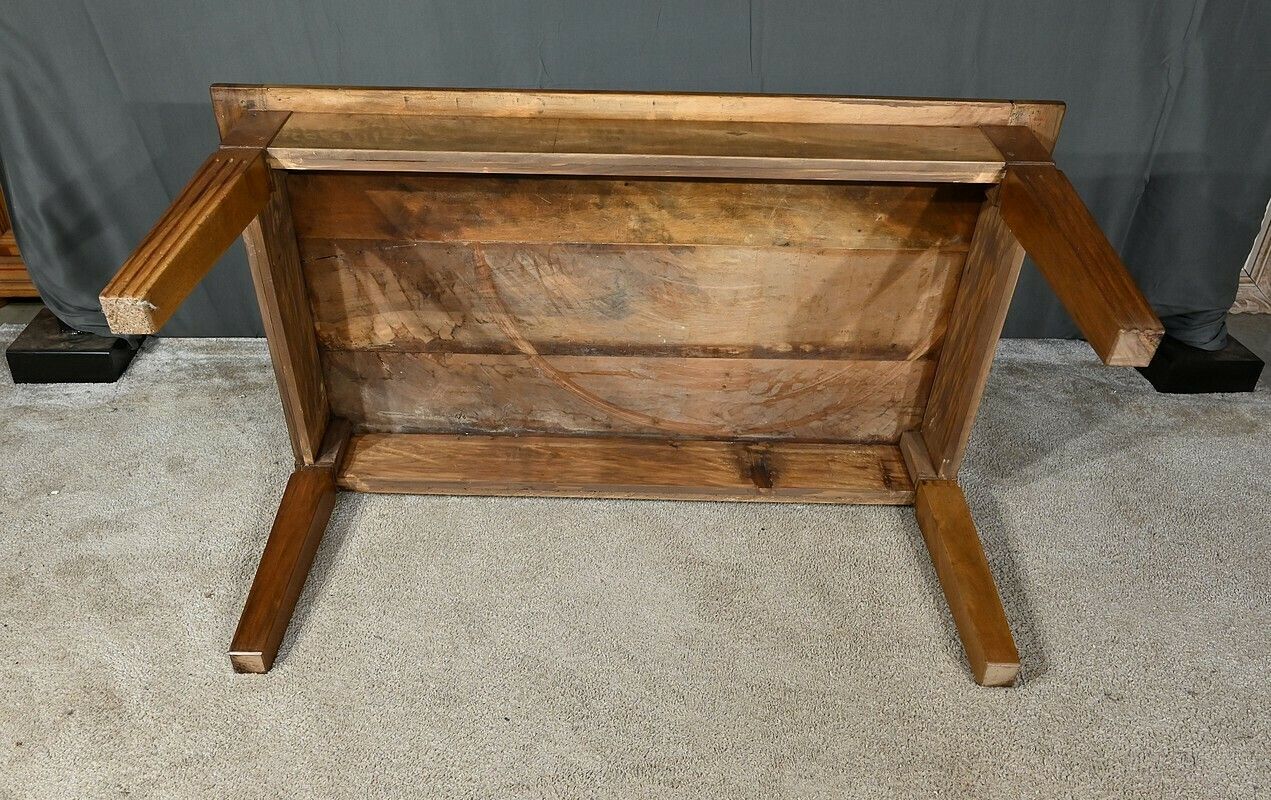 photo vintage Walnut Coffee Table, Louis XVI – 19th Century Style