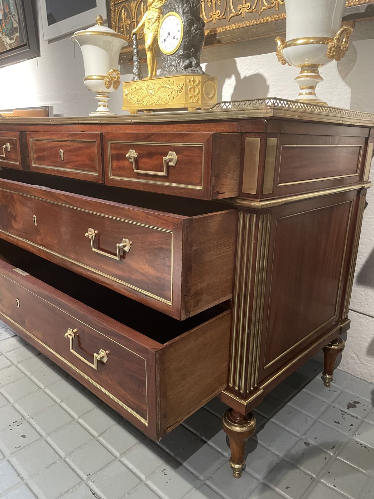 French Commode In Mahogany. Louis Xvl Period photo buy