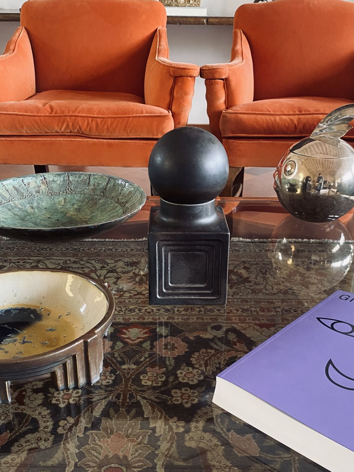 Art Xavier Feal, Mid Century Modern Brown Ceramic, France 1960s photo