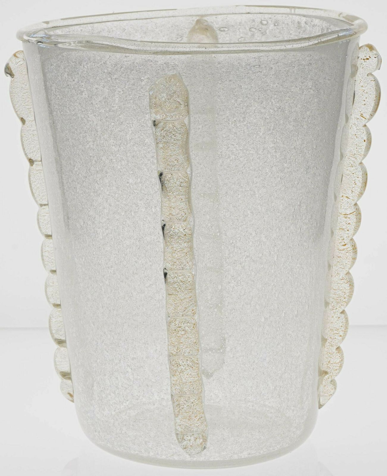 Giant Vase Or Ice Bucket In Murano Glass, Barovier & Toso Style