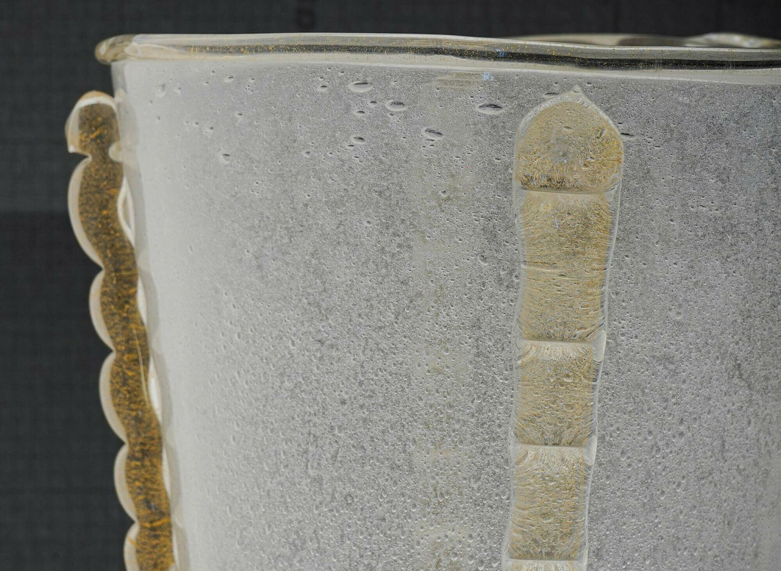 Giant Vase Or Ice Bucket In Murano Glass, Barovier & Toso Style photo 3800.0